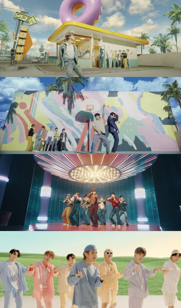 그룹 방탄소년단의 'Dynamite' 뮤직비디오 / 사진제공=빅히트엔터테인먼트