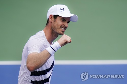 머리, 9개월 만에 경기 승리…ATP 투어 대회 32강 진출