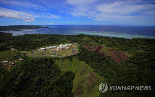 미 국방장관이 인구 2만 '휴양지' 팔라우에 처음 나타난 까닭은