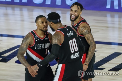 NBA 재개 후 MVP 릴러드 31점…포틀랜드, 플레이오프 진출