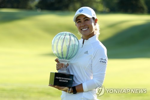 LPGA 재개 첫 승 대니엘 강 "하먼 코치·소렌스탐에게 감사"