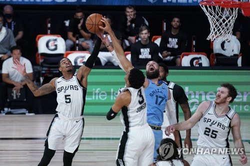 NBA 샌안토니오, 멤피스 꺾고 23년 연속 PO행 '희망'