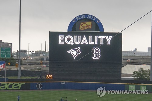 인종차별에 항의…류현진 등판 예정이던 토론토-보스턴전 취소(종합)