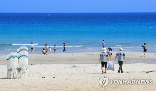 제주 11개 해수욕장 23일 0시 긴급 폐장