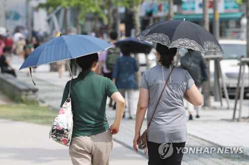 군산 등 전북 3곳 폭염주의보…전주 등 9곳 폭염주의보 유지