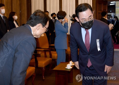 주호영, 이해찬 '20년 집권' 퇴임사에 "화난 민심에 기름 부어"