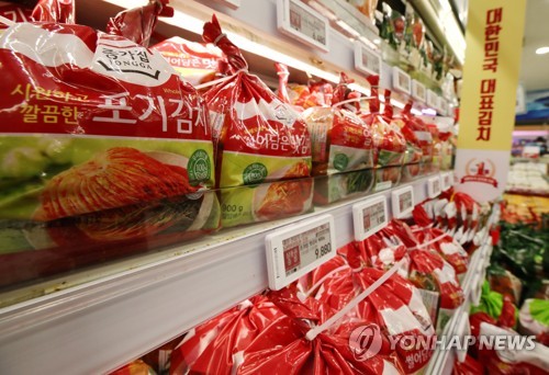 코로나 속에 상반기 김치 수출 44%↑…"면역강화 식품으로 주목"