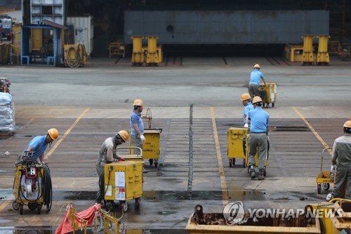 STX조선 무급휴직자들, 10일부터 공공 일자리 투입