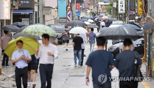 [날씨] 화요일 중부지방 강한 비…남부지방은 소나기