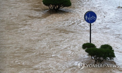 대전·충남 일부 시간당 50㎜ 이상 비…추가 피해 우려