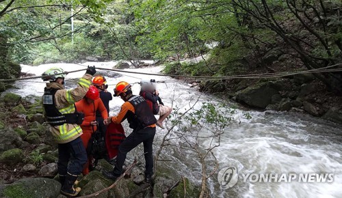 폭우에 강원 119 신고 쇄도…구조·안전조치 등 270건 출동