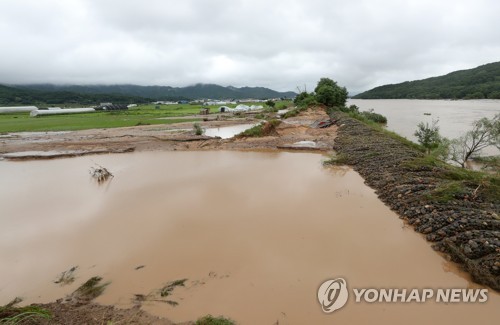 작년 전체 강수량보다 많은 1천20㎜ 내린 철원…수해복구 구슬땀