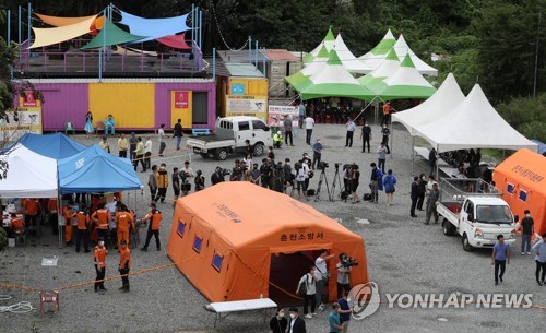 "하트 모양 수초섬 지키려다"…의암댐서 선박 3척 뒤집혀 참사(종합3보)