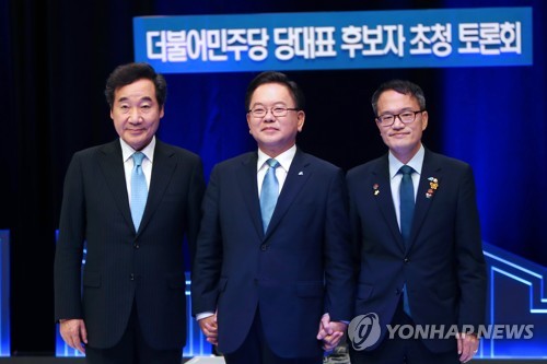 민주 당권주자, 지지율 하락 원인 부동산·박원순 사태 지목