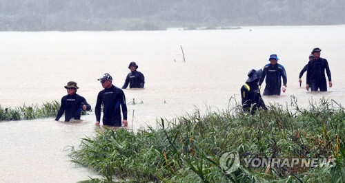 '실종자 3명 어디에'…춘천 의암호 사고 5일째 수색 총력