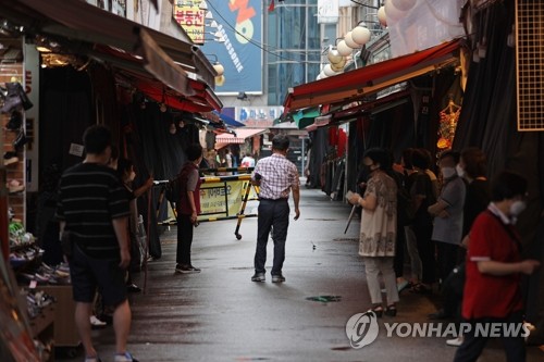 남대문시장 중앙상가도 확진자…1명 추가 감염(종합2보)