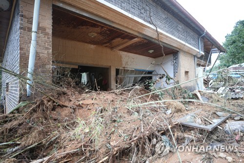 '300년 전 담장·명승 명옥헌'…폭우에 상처 난 담양 문화재