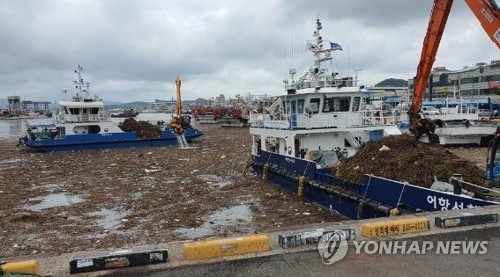 박준영 신임 해수부 차관, 해양쓰레기 수거 현장점검