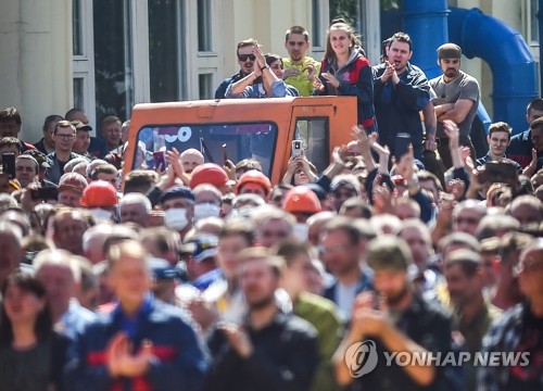 벨라루스 대선 불복 시위 엿새째 지속…야권, 재선거 등 요구(종합)