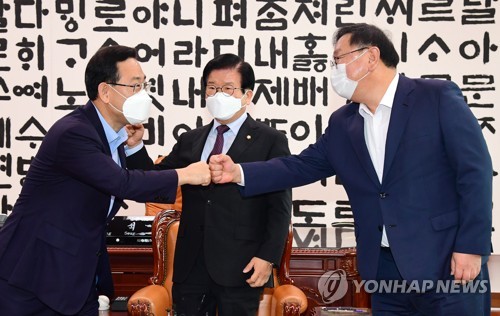 김태년, '원구성 재논의' 요구에 "법사위 재론 여지없다"