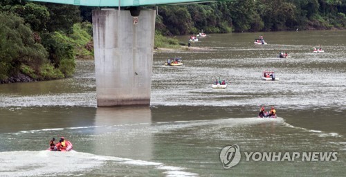 "끝까지 찾는다" 춘천 의암호 사고 실종자 대규모 수색