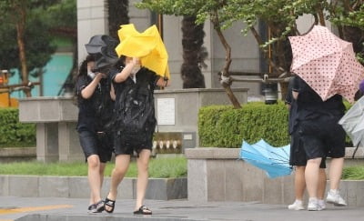 태풍 '바비' 빠르게 북상…"오후 6~8시 목포 해상 지날 듯"