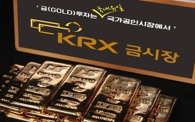 국제 금값 하락에…KRX 금값도 6% 급락