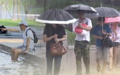 전국 흐리고 후텁지근…중부내륙 강한 소나기