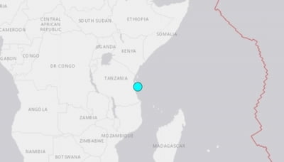 동아프리카 탄자니아 앞바다 규모 6.0 지진