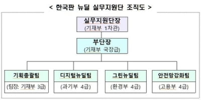 한국판 뉴딜 총괄·지원 범정부 실무지원단 출범