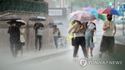 충남 홍성에 호우주의보…천안 등 7곳 폭염경보 유지