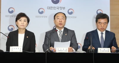 [속보] 홍남기 "재건축발 불안시 토지거래허가구역 지정"