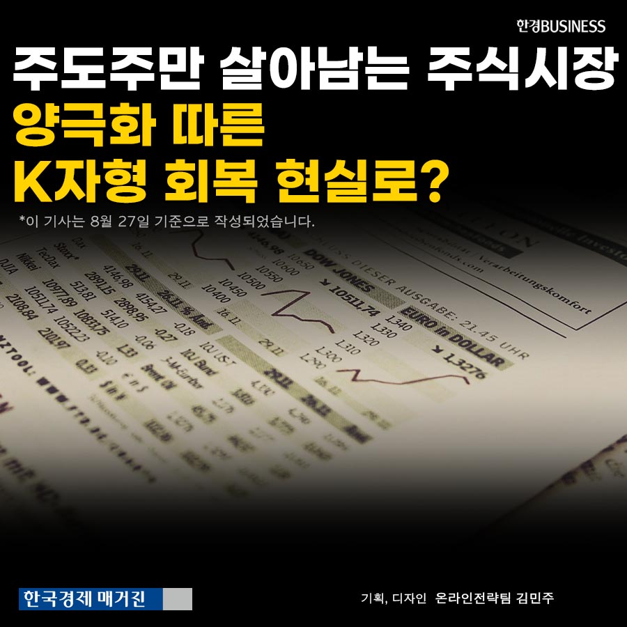 [카드뉴스] 주도주만 살아남는 주식시장, 양극화 따른 K자형 회복 현실로?