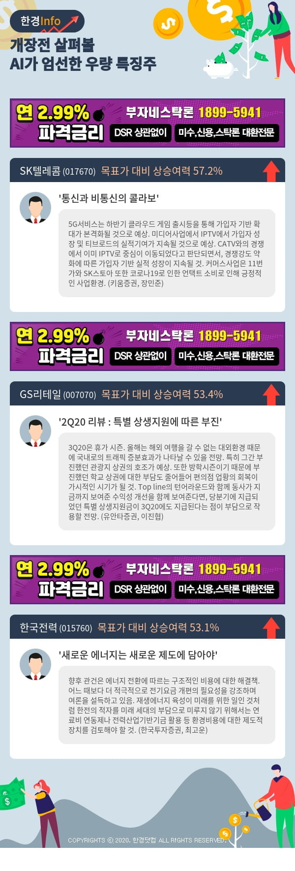 [포커스]개장전 살펴볼 AI가 엄선한 우량 특징주