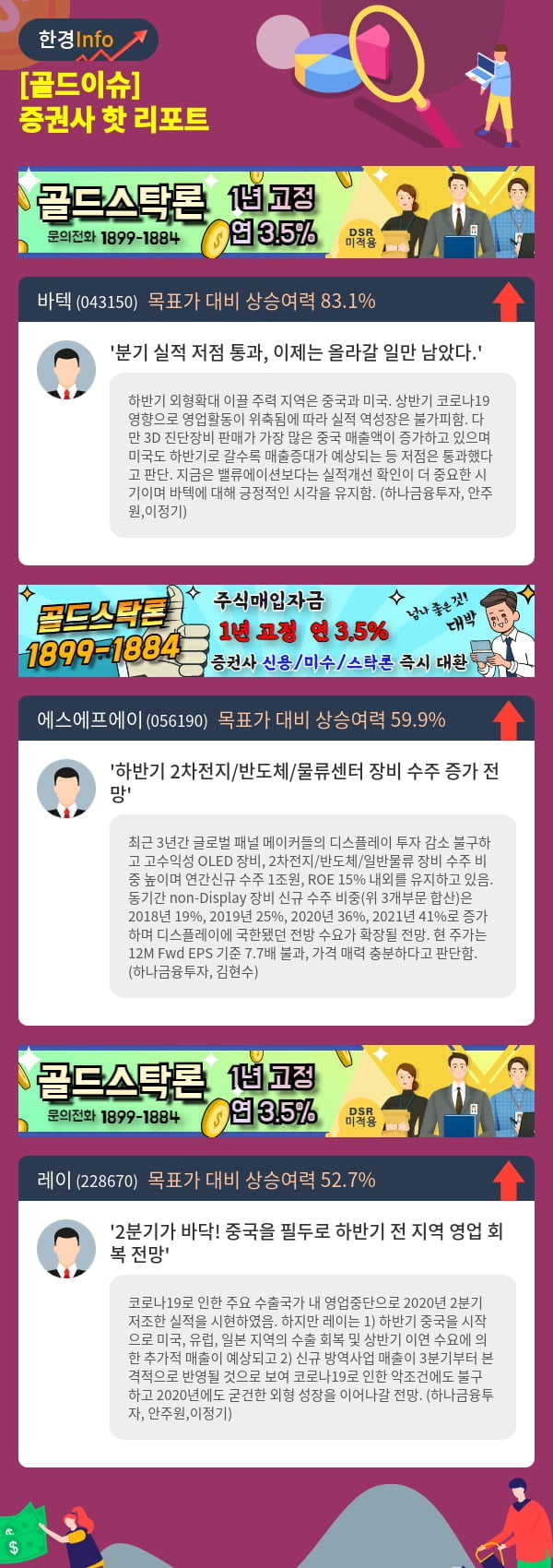 [골드이슈] 증권사 핫 리포트