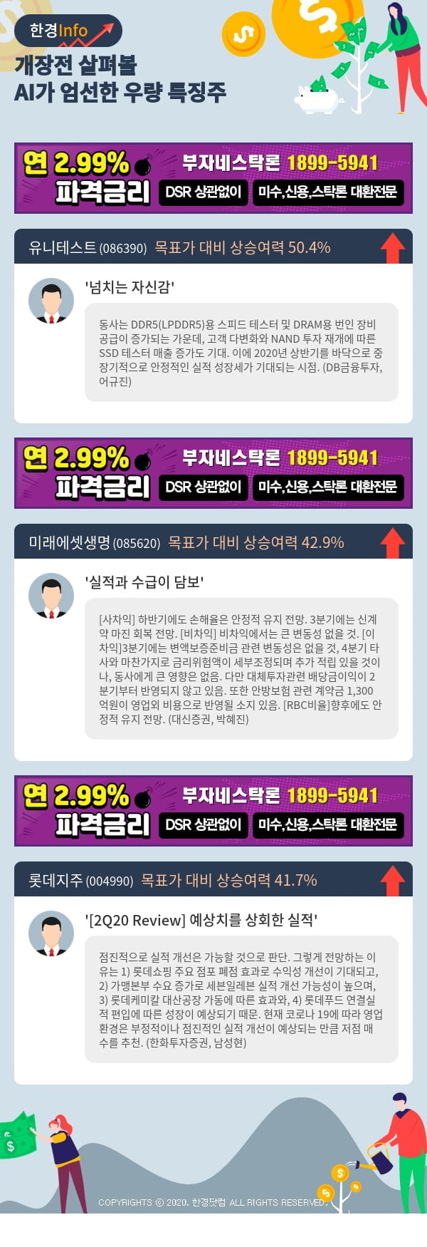 [포커스]개장전 살펴볼 AI가 엄선한 우량 특징주