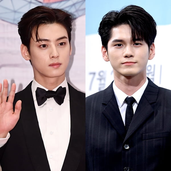 차은우, 옹성우/사진=한경DB