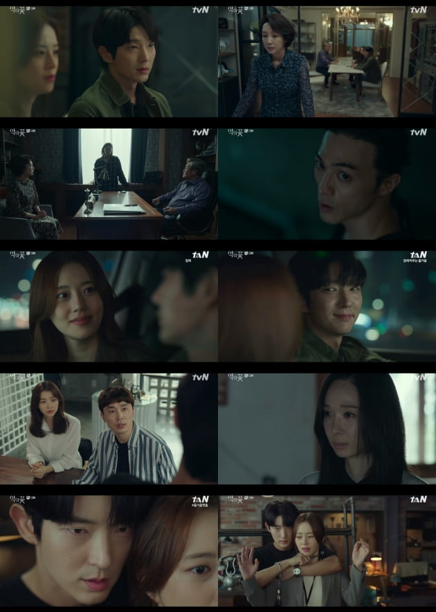 '악의 꽃' 이준기-김지훈 두뇌싸움 시작 /사진=tvN 방송화면 캡처