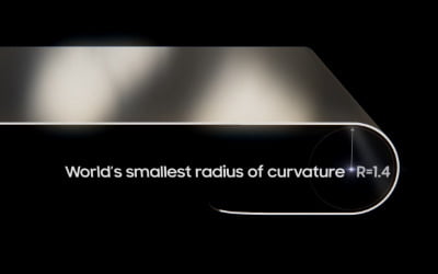 삼성디스플레이, 가장 잘 접히는 OLED 상용화