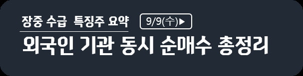 [장중 특징주 요약] 케이엠더블유, LG전자 외국인/기관 동시 순매수↑