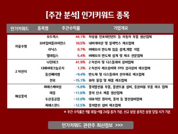 [한주간 총정리] 이번주 핫이슈 종목과 투자자 인기검색어 외