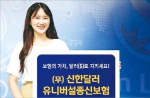 신한생명, 환율 따라 보험료 납입…달러가치 오르면 보험금도 올라