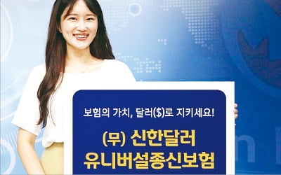 신한생명, 환율 따라 보험료 납입…달러가치 오르면 보험금도 올라