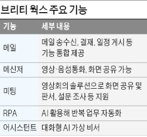 삼성 임직원용 '브리티 웍스' 다른 기업도 쓴다