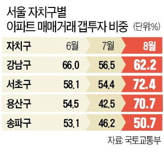 전셋값 치솟자 갭투자 다시 늘었다