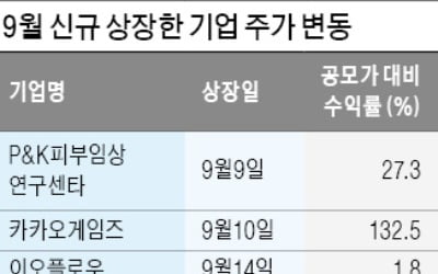 달아올랐던 공모주 시장 '급랭'