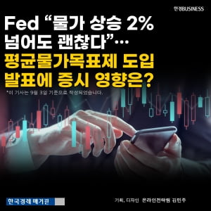 [카드뉴스] Fed “물가 상승 2% 넘어도 괜찮다”…평균물가목표제 도입 발표에 증시 영향은?