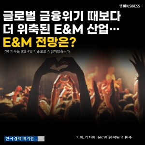 [카드뉴스] 글로벌 금융위기 때보다 더 위축된 E&M 산업…E&M 전망은?