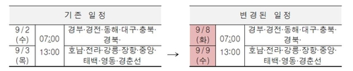 한국철도, 추석 승차권 예매 8∼9일로 연기