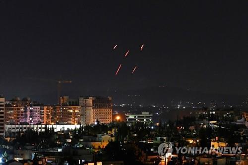 시리아 "방공부대가 이스라엘 미사일 격추"